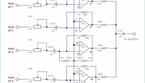 5 channel mixer circuit diagram