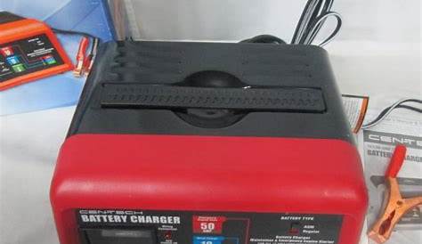 cen-tech 6/12 volt battery charger manual