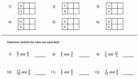 ratio and rates worksheets