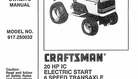craftsman 917.388 manual