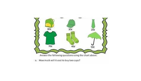 st patrick math worksheets