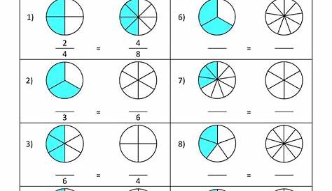 fraction attraction math worksheet