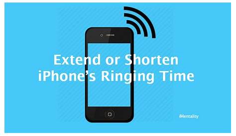 Change iPhone Call Ringing Duration Before Voicemail - iMentality