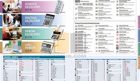 PDF manual for Casio Calculator MS-80S