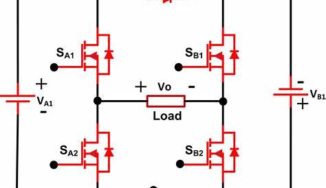 circuit diagram of voltage source inverter