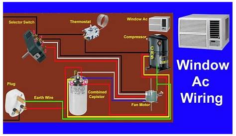 Window Air Conditioner Wiring Diagram / Air Conditioner Indoor Blower