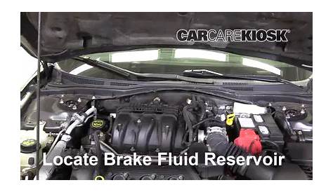 2010 ford fusion brake fluid reservoir