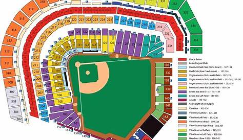 AT&T Park Seating Map | Sf giants, San francisco giants, Giants stadium