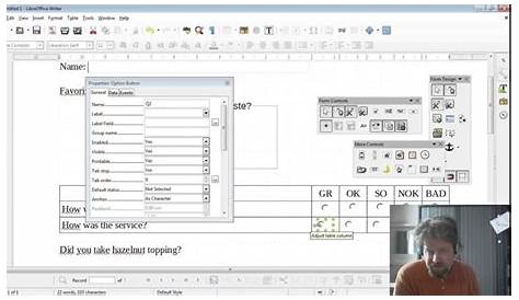 Edit pdf fillable form in libreoffice - porhd