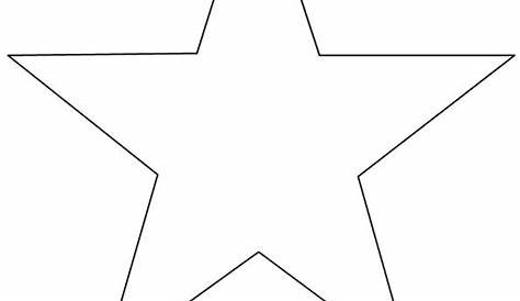 Star template – Coloring Page