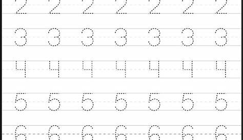 Tracing Numbers 1 20 Worksheets | Number tracing, Worksheets, Number