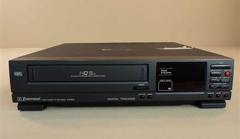 Emerson Video Cassette Recorder VCR HQ Front Loading System 120VAC 27W