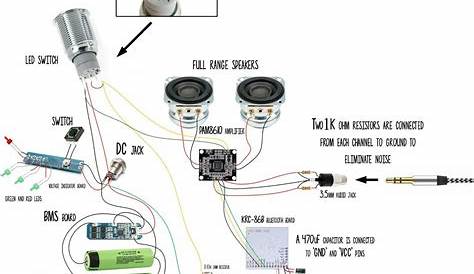 wiring diagram for bluetooth speakers