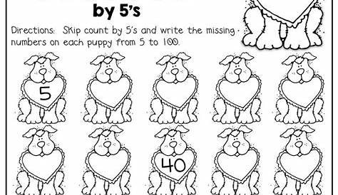 skip count by 5s worksheets