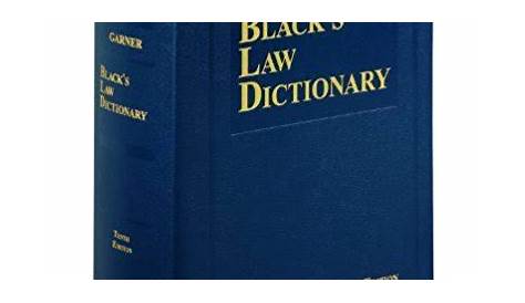 Black's Law Dictionary 11th Edition Pdf - INFOLEARNERS
