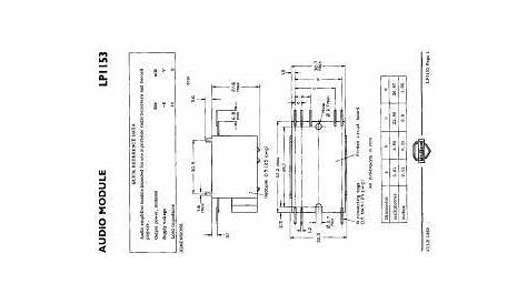 Mullard lp1173 Schematics, Service manual or circuit diagram £1.80