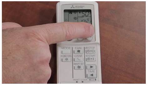 Mitsubishi Ductless Remote - Simple Remote, Advanced Functions - YouTube