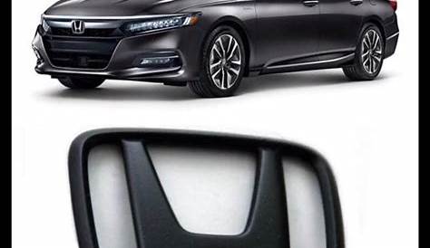 2018-2019 Honda Accord SPORT, OEM Full Front & Rear BLACKOUT Emblem Set (4) | D3k Customs