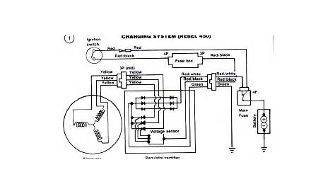 honda 4 pin alternator wiring diagram
