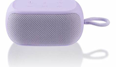 onn. Small Rugged Speaker with Bluetooth Wireless Technology, Purple