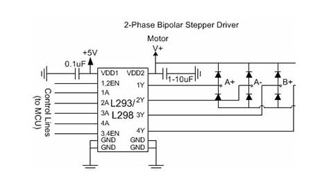 l293d motor driver schematic