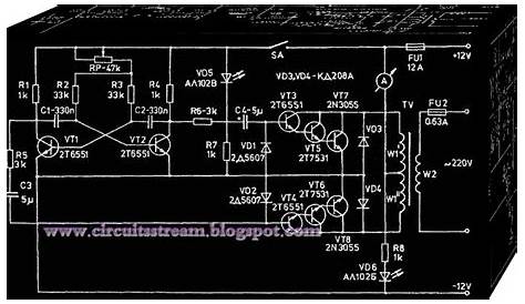 230vac to 12vdc circuit diagram