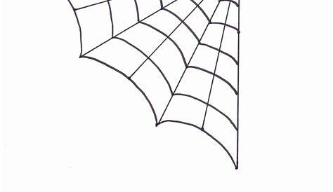 spider web printable template