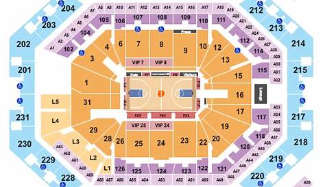 barclays center basketball seating chart