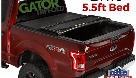 Gator Tri-Fold Tonneau Truck Bed Cover 2009-2014 Ford F150 5.5 FT Bed w Rail System - Walmart