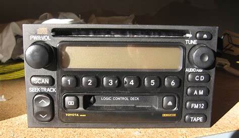 2001 toyota 4runner radio console