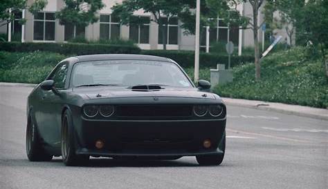 HELL ON WHEELS: Matte Black Dodge Challenger