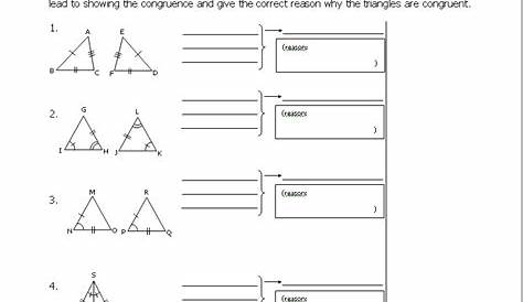 Practice 4 4 Using Congruent Triangles Cpctc Worksheet Answers 4 cpctc
