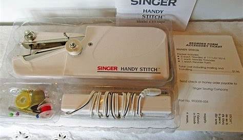 singer handy stitch handheld sewing machine