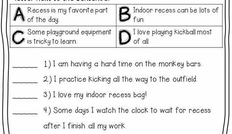 main idea worksheets grade 5