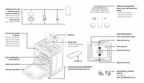User Manual Samsung NX58H5600SS/AA Gas Range | manualsFile