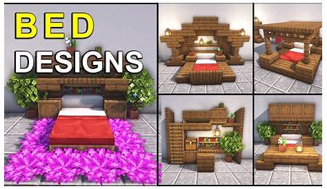 Top 5 AWESOME Bed Designs for Your Minecraft Bedroom | Bed design
