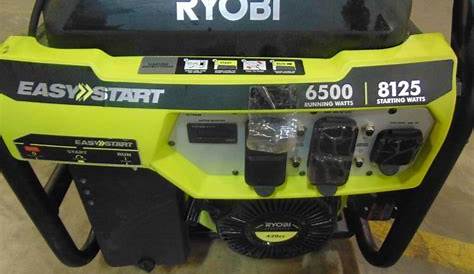 Ryobi 6,500-Watt Gasoline Powered Portable Generator with CO Shutdown