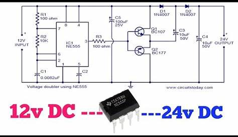 dc voltage doubler circuit - YouTube