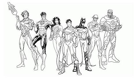Coloring Pages Of Superheroes Printables - Coloring Home