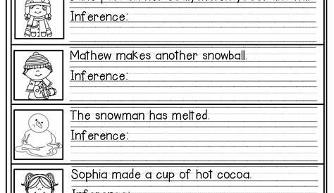 inferences worksheets 4 answers