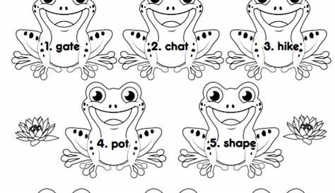 long a silent e worksheets free
