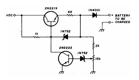 circuit diagram 12v battery charger