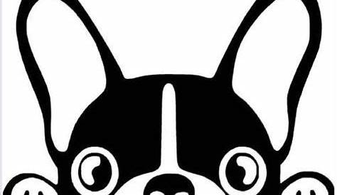 French Bulldog Ears Silhouette