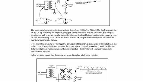 diode rectifier circuits lab report