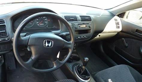 2002 Honda Civic DX Coupe Interior Color Photos | GTCarLot.com