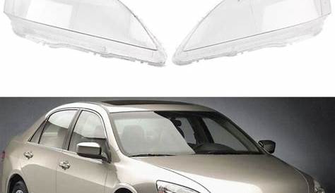 Headlight Headlamp Lens Replacement Cover Left and Right for Honda