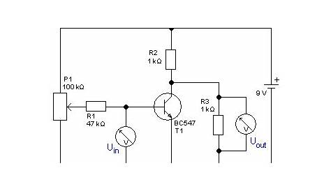 Common Emitter Circuit Diagram