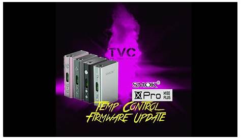 SMOK X Pro M80 PLUS Temp Control Firmware Update - YouTube