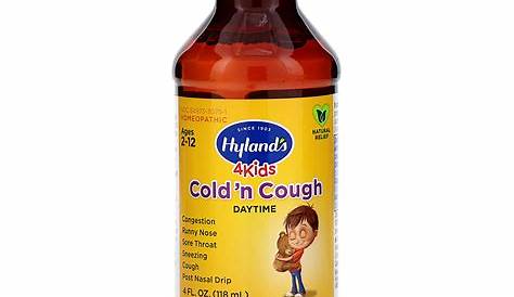 hyland baby cold and cough dosage chart