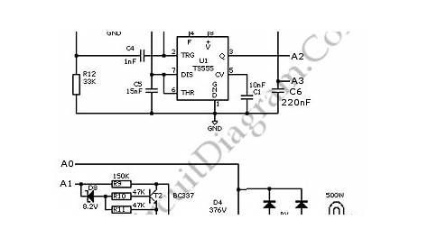 Soft Light Dimmer – Electronic Circuit Diagram